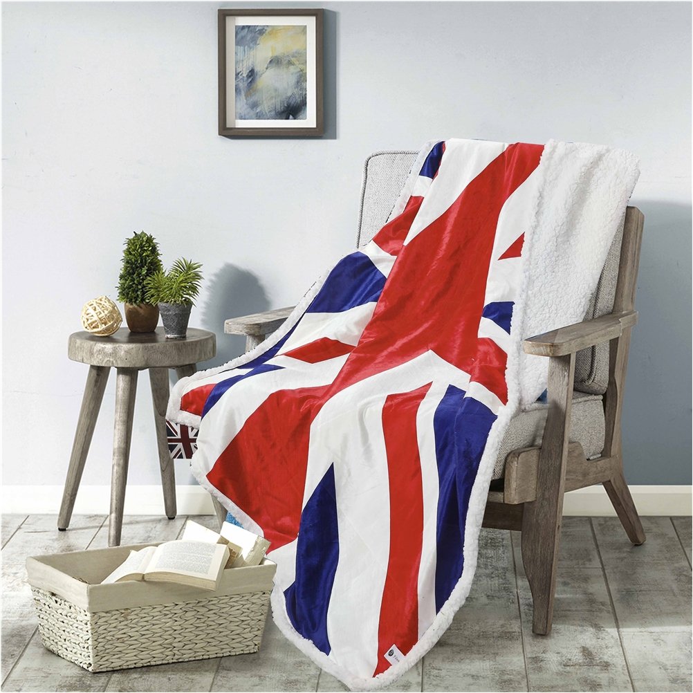 Κουβέρτα Καναπέ με Γούνα Great Britain 130x170