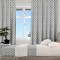 Κουρτίνα με Τρέσα 135x270 Liam 801 Black Lino