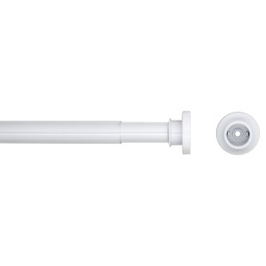 Βραχίονας Μπάνιου Πτυσσόμενος 125-220cm Φ.28 Λευκό Sealskin