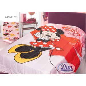 Κουβερλί Μονό 160x250 2 Όψεων Micro Minnie 031 Disney Dimcol