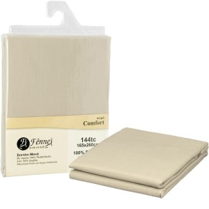 Σεντόνι Βαμβακερό Μονό 165x260 Comfort Μπεζ Fennel