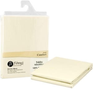 Σεντόνι Βαμβακερό Μονό 165x260 Comfort Εκρού Fennel