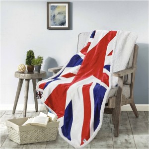 Κουβέρτα Καναπέ με Γούνα Great Britain 130x170