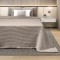 Ημίδιπλη Βαμβακερή Πικέ Κουβέρτα 170x240 Puff Beige Adam Home