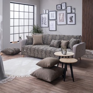 Διακοσμητική Μαξιλαροθήκη 30x50 Malibu 03 Καφετί Teoran