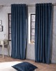 Βελούδινη Κουρτίνα Με Τρέσα 140x260 Velvet 04 Μπλε Teoran