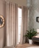 Βελούδινη Κουρτίνα Με Τρέσα 140x260 Velvet 07 Γκρεζ Teoran