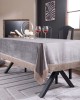 Βελούδινο Τραπεζομάντηλο 140x220cm Velvet 11 Γκρι Teoran