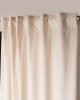 Βελούδινη Κουρτίνα Με Τρέσα 140x260 Velvet 01 Ιβουάρ Teoran