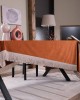 Βελούδινο Τραπεζομάντηλο 140x180cm Velvet 05 Κεραμιδί Teoran