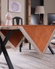 Βελούδινο Τραπεζομάντηλο 140x140cm Velvet 05 Κεραμιδί Teoran