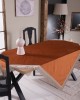 Βελούδινο Τραπεζομάντηλο 140x140cm Velvet 05 Κεραμιδί Teoran