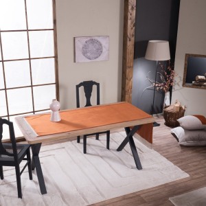 Βελούδινη Τραβέρσα 65x200cm Velvet 05 Κεραμιδί Teoran