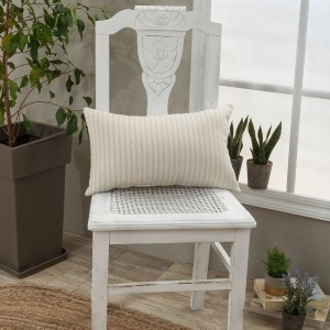 Διακοσμητική Μαξιλαροθήκη 30x50 Guensa 11 Ivory Teoran