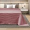 Ημίδιπλη Βαμβακερή Πικέ Κουβέρτα 170x240 Puff Opal Rose Adam Home