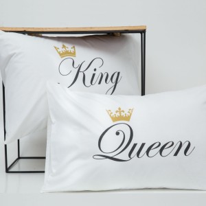 Μαξιλαροθήκες Ζεύγος 50x70 Queen & King Borea