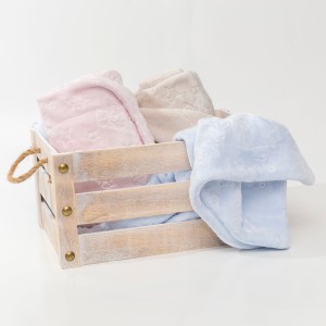 Fleece Κουβέρτα Κούνιας 110x140 Teddy Bear Μπεζ Borea