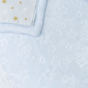 Fleece Κουβέρτα Κούνιας 110x140 Teddy Bear Ροζ Borea