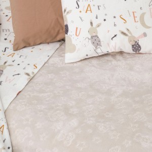 Fleece Κουβέρτα Κούνιας 110x140 Teddy Bear Μπεζ Borea