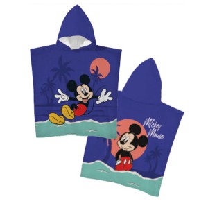 Παιδικό Πόντσο Microfiber 55x110 Mickey Μπλε Disney Borea