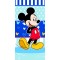 Βαμβακερή Πετσέτα Θαλάσσης Βελουτέ 70x140 320gsm Mickey Μπλε Disney Borea