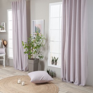 Lurex Κουρτίνα Με Τρέσα 140x260 Aragona 07 Lilac Teoran