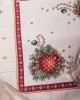 Σετ Χριστουγεννιάτικο Καρέ 100x100cm & Τραβέρσα 40x100cm Rhoden Teoran