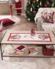 Σετ Χριστουγεννιάτικο Καρέ 100x100cm & Τραβέρσα 40x100cm Rhoden Teoran