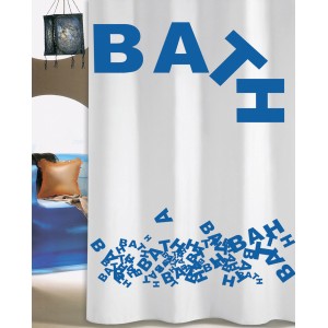 Κουρτίνα Μπάνιου Με Κρίκους 180x180 Bath San Lorentzo