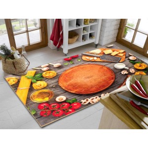 Αντιολισθητικό Χαλάκι Κουζίνας 65x150 Spaghetti 269 Dimcol