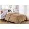 Ημίδιπλη Fleece Κουβέρτα 160x220 Coral 02 Beige Dimcol
