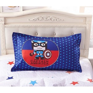 Ζεύγος Παιδική Μαξιλαροθήκη 50x75 Captain America 4921 Mc Decor