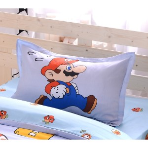 Ζεύγος Παιδική Μαξιλαροθήκη 50x75 Super Mario 4922 Mc Decor