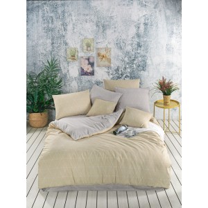 Σετ Ημίδιπλο Βαμβακερό Πάπλωμα 160x240 Dream Beige McDecor