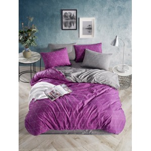 Σετ Ημίδιπλο Βαμβακερό Πάπλωμα 160x240 Dream Mauve McDecor