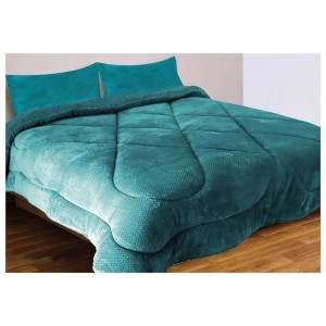 Σετ Υπέρδιπλο Κουβερτοπάπλωμα 3τμχ 220x240 Waves Turquoise McDecor