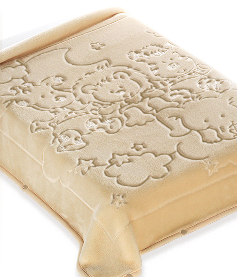 Βελουτέ Κουβέρτα Αγκαλιάς - Υπνόσακος 80x90 Ster 520 Beige Belpla Adam Home