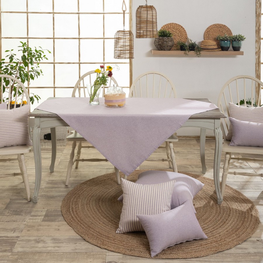 Τραπεζομάντηλο 140x180 Aragona 07 Lilac Teoran