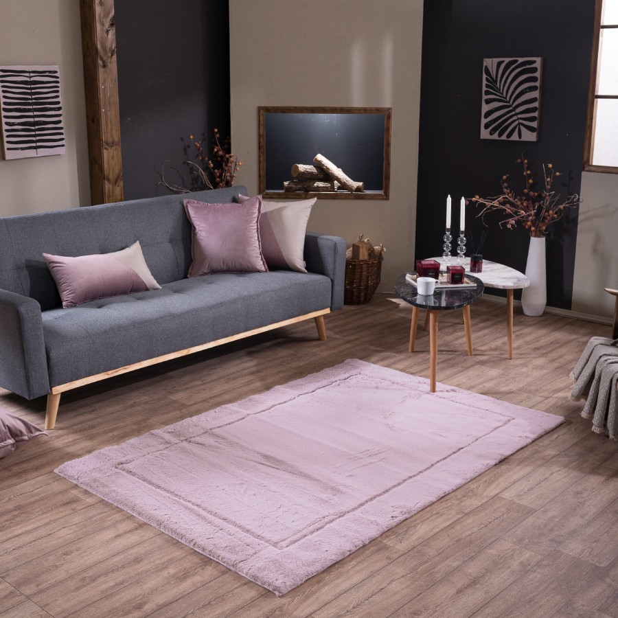 Γούνινο Χαλί 70x140 Floor 12 Teoran