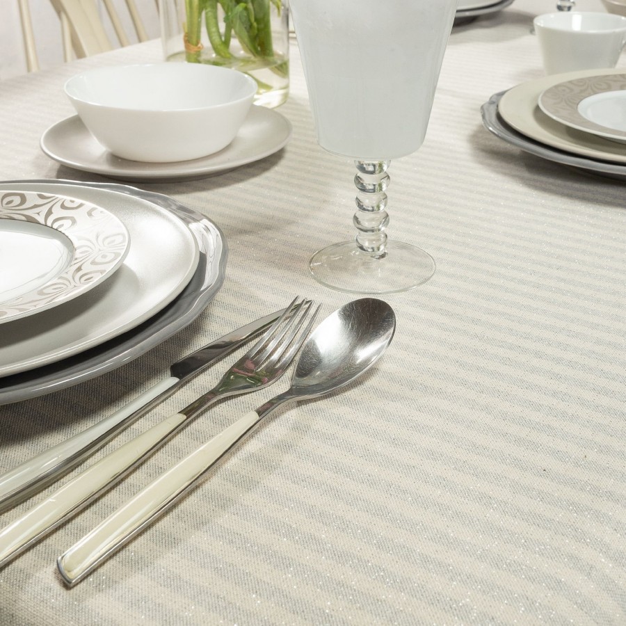 Τραπεζομάντηλο 140x180 Guensa 11 Ivory Teoran