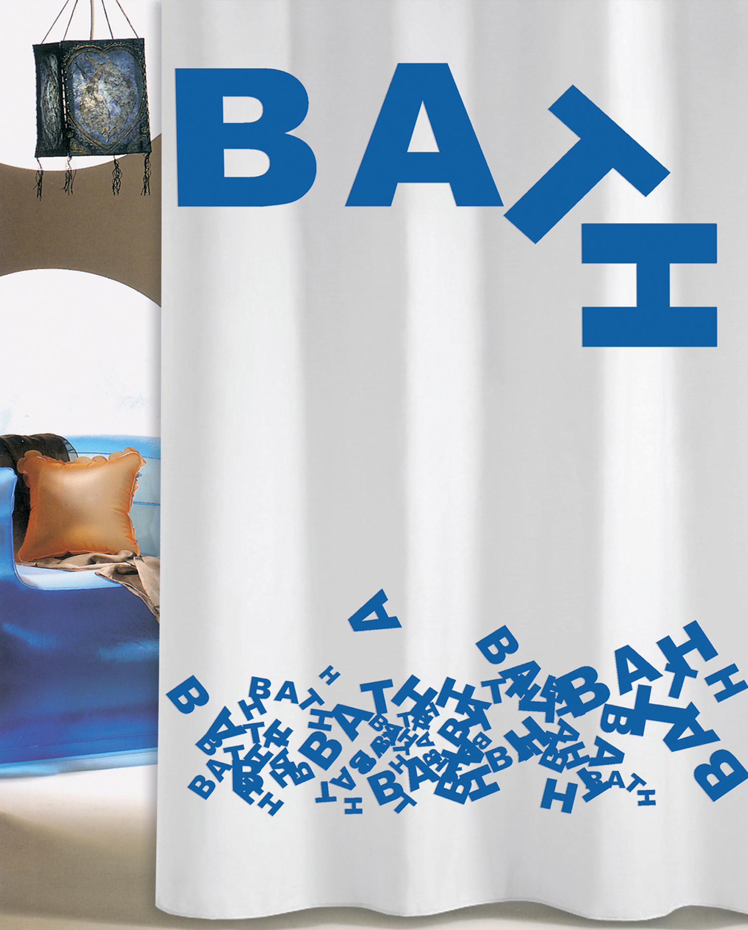 Κουρτίνα Μπάνιου Με Κρίκους 180x180 Bath San Lorentzo