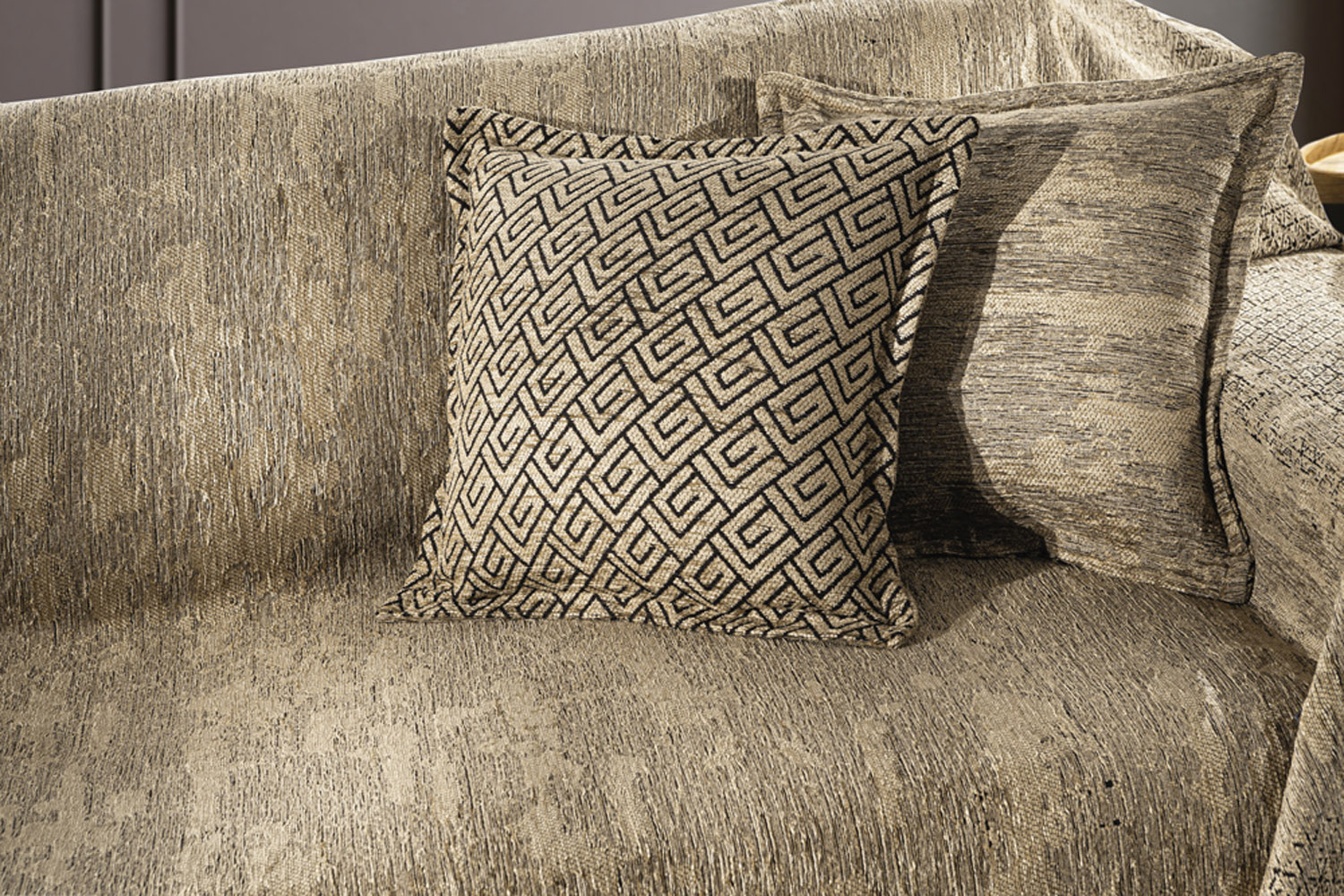Ριχτάρι Διθέσιου Καναπέ Cotton - Chenille 180x250 Nobel Natural Guy Laroche